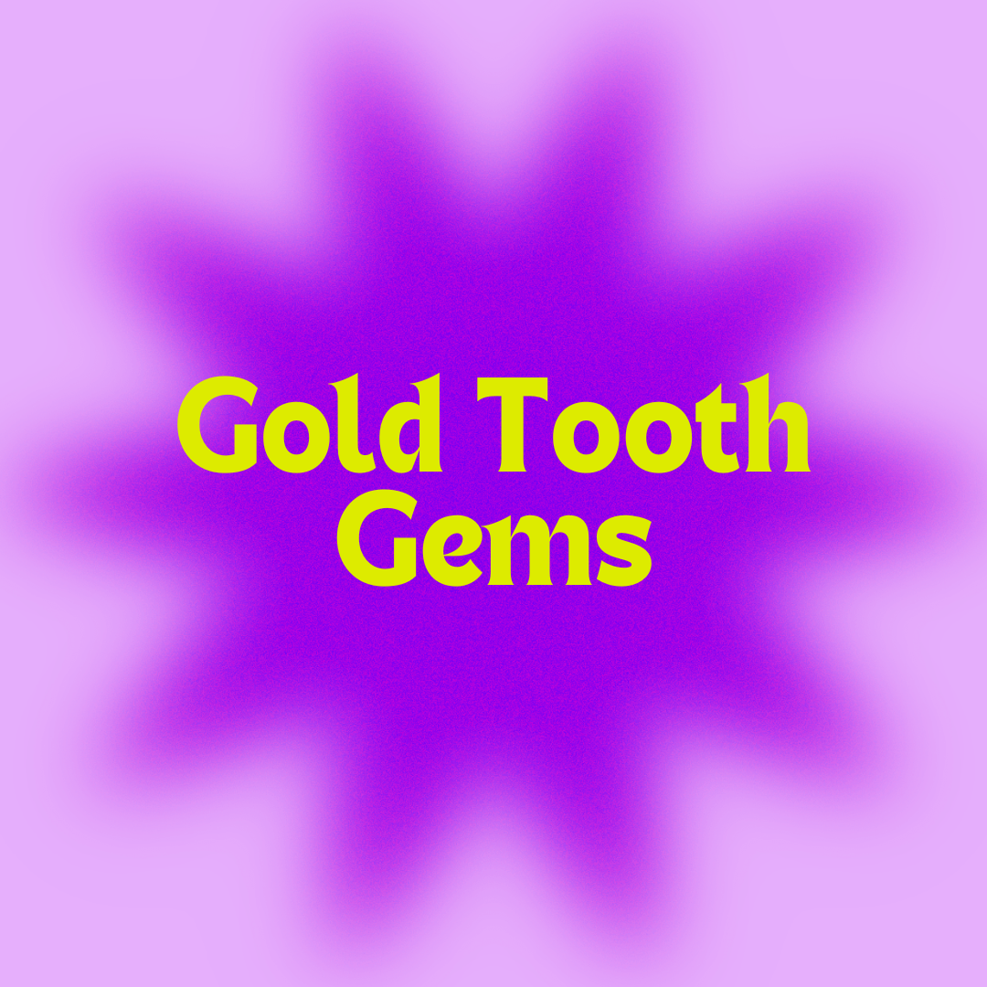 Lightning Gold Tooth Gem