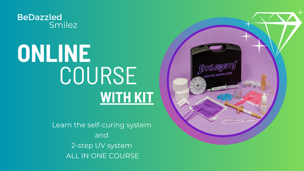 Online DIY Tooth Gem Training with Kit